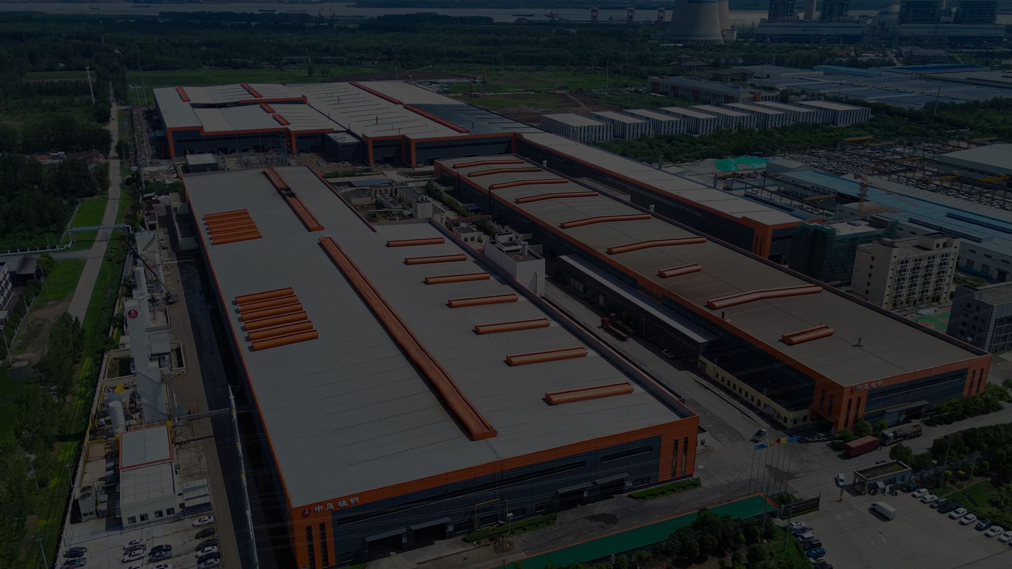 毅马产业基地日间航拍